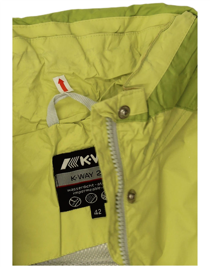 K-Way γυναικείο μπουφάν βροχής IT 42 Medium Green Colourblock Polyester