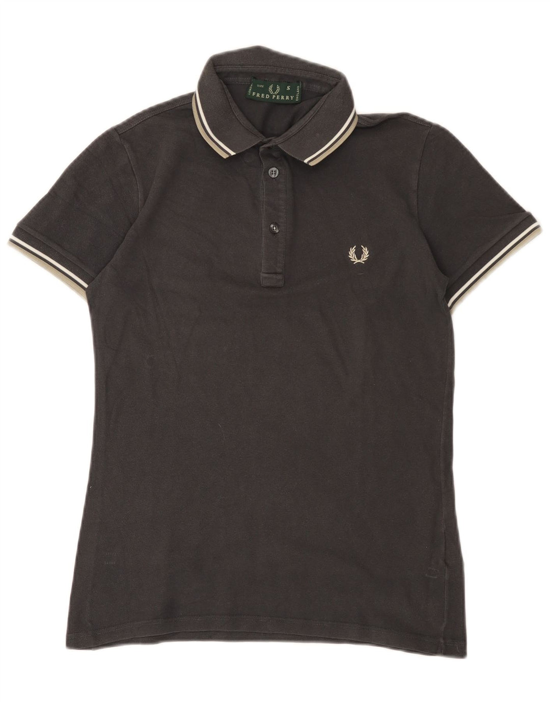 Fred Perry Ανδρικό πουκάμισο Polo Μικρό βαμβακερό γκρι