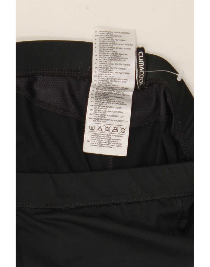 Γυναικεία Adidas Climacool Capri leggings UK 10 Small Black Polyester