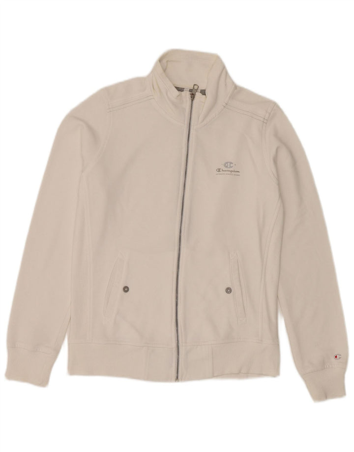 Champion Womens Heritage Classics αθλητική φόρμα Top Jacket UK 14 Medium White