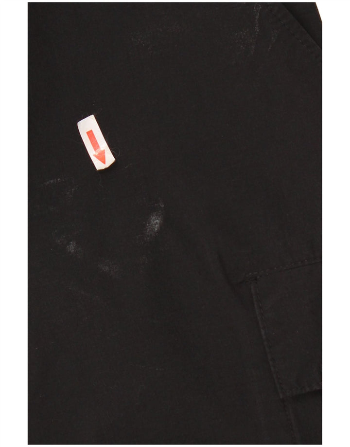 Ανδρικό παντελόνι Zara Crop Tapered Cargo Medium W32 L24 Μαύρο