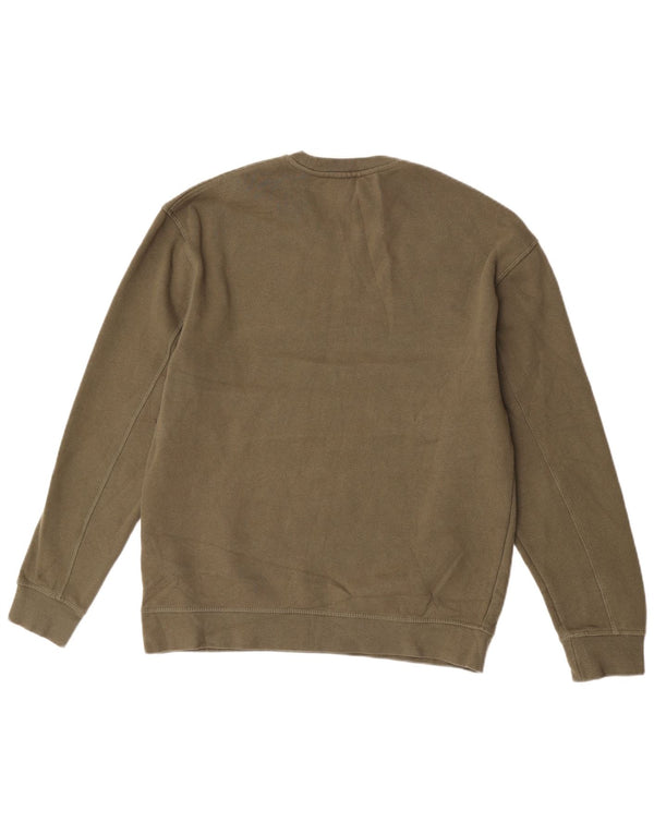 Γυναικείο φούτερ Topshop Oversized Jumper UK 10 Small Khaki Cotton