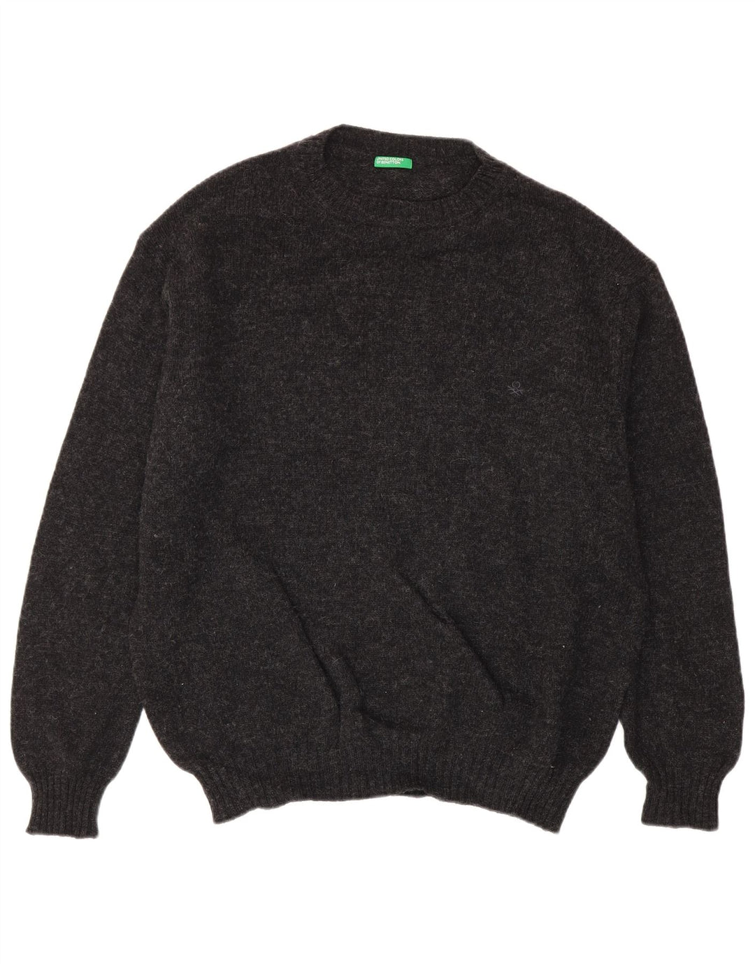 Ανδρικό πουλόβερ Benetton Crew Neck Jumper XL Grey Flecked