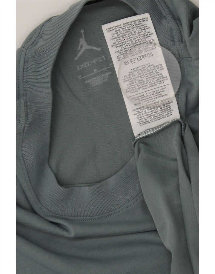 Μπλουζάκι Jordan Ανδρικό Dri Fit Τοπ μεσαίο γκρι βαμβακερό