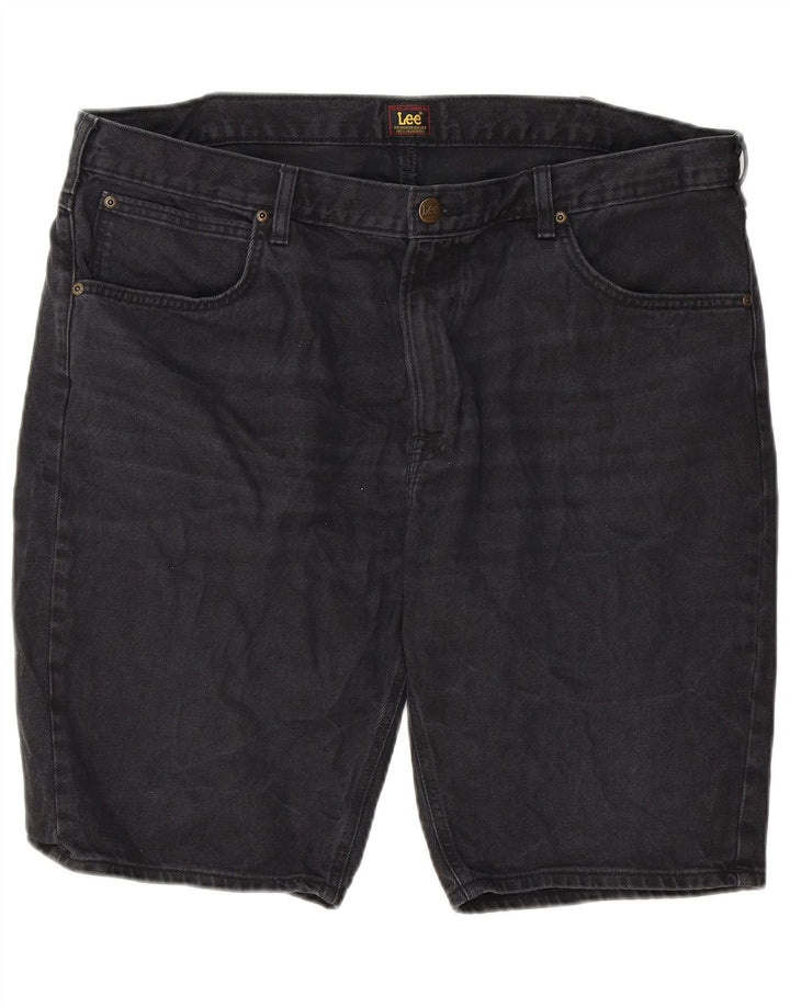 LEE Mens Denim Shorts W40 XL Black Cotton