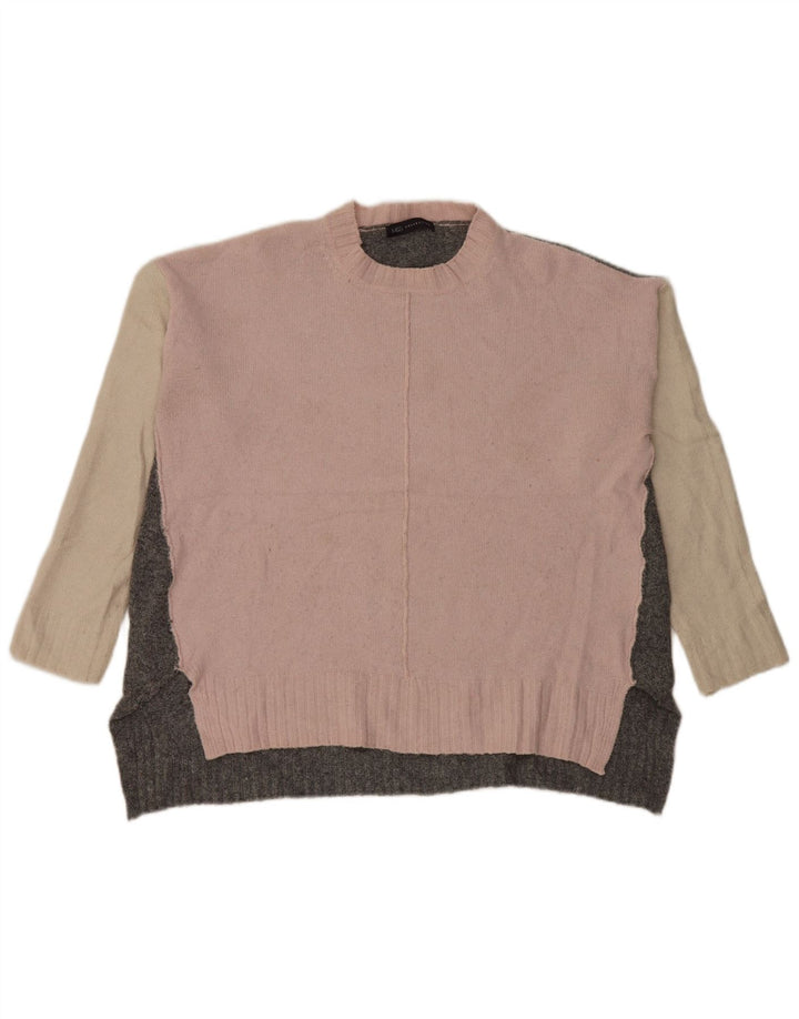 Marks & Spencer Γυναικείο πουλόβερ με λαιμόκοψη UK 16 Large Grey