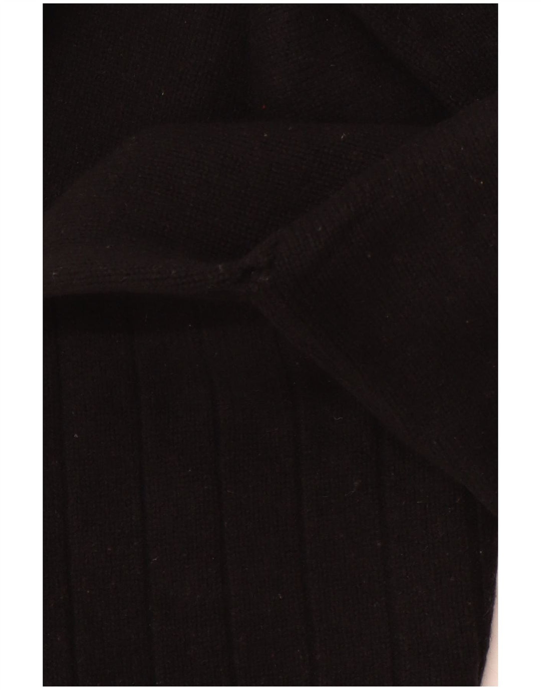 LEVI'S Γυναικείο πουλόβερ με ρολό λαιμόκοψη UK 10 Μικρό μαύρο ριγέ Lambswool