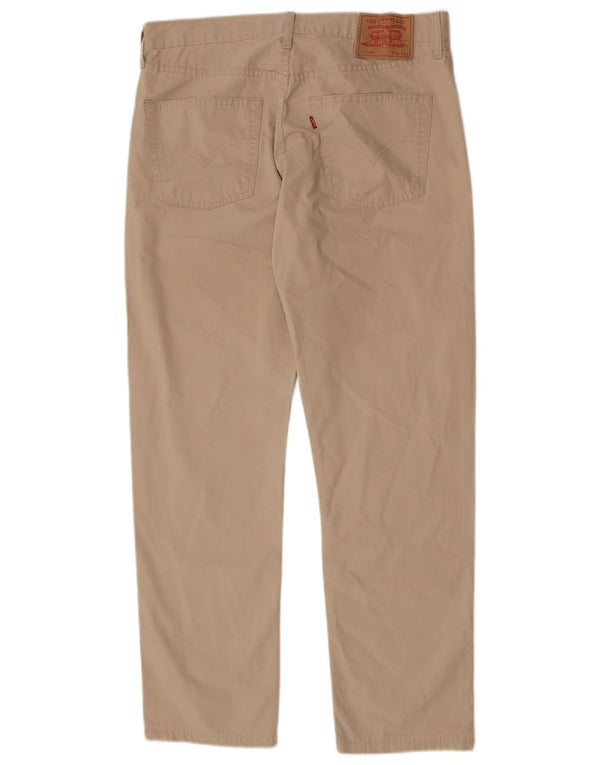 Levi's Mens 551 Straight Casual Παντελόνι W36 L28 Μπεζ βαμβακερό
