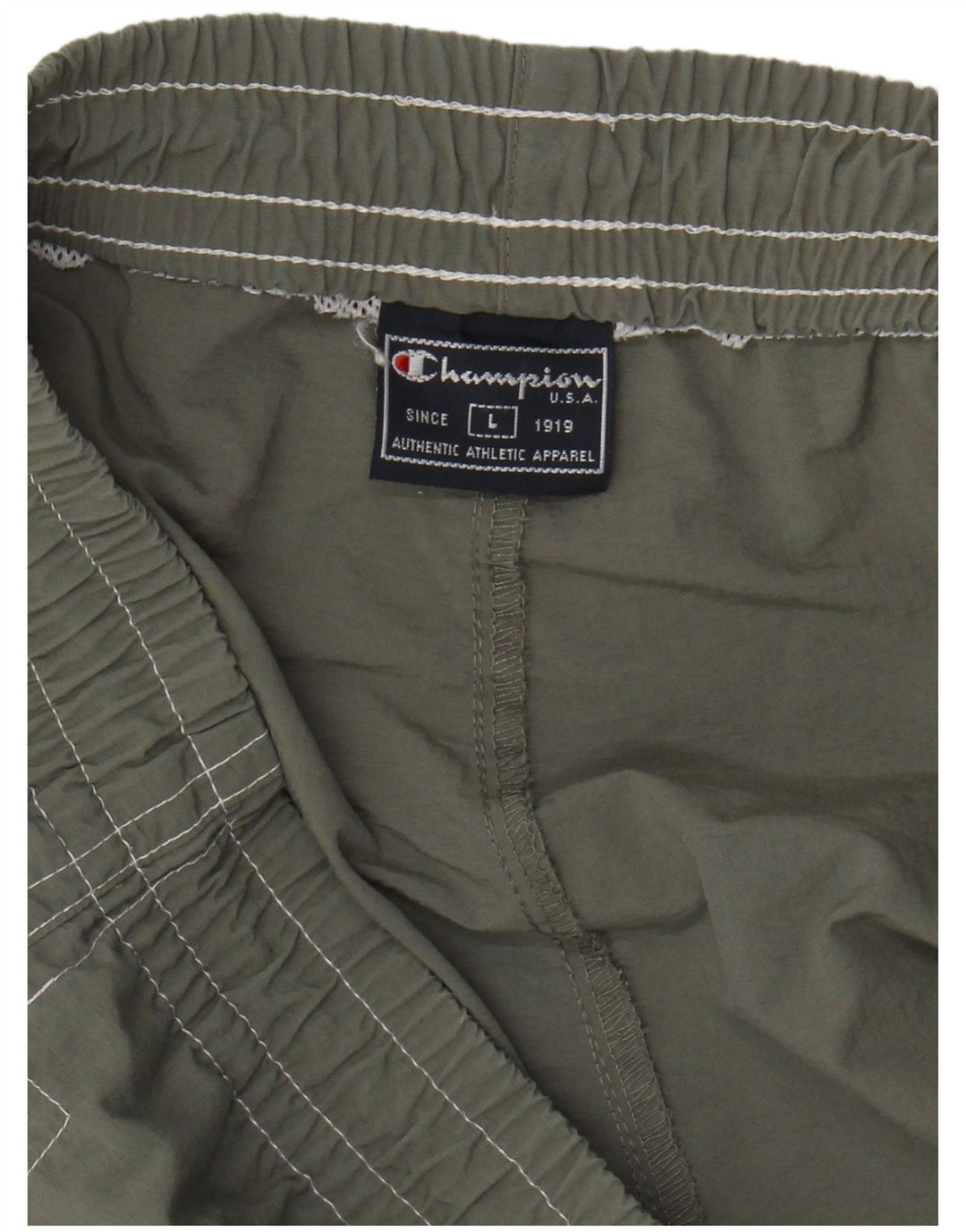 CHAMPION Mens Sport Shorts Large  Khaki