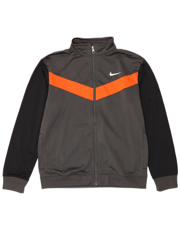 Μπουφάν Nike Boys αθλητική φόρμα 13-14 ετών XL Grey Colorblock Polyester