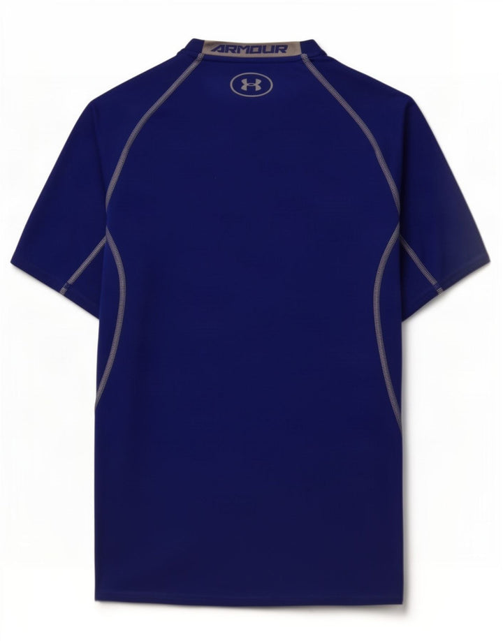 Under Armour Ανδρικό T-Shirt Compression Graphic Top Medium Blue Polyester