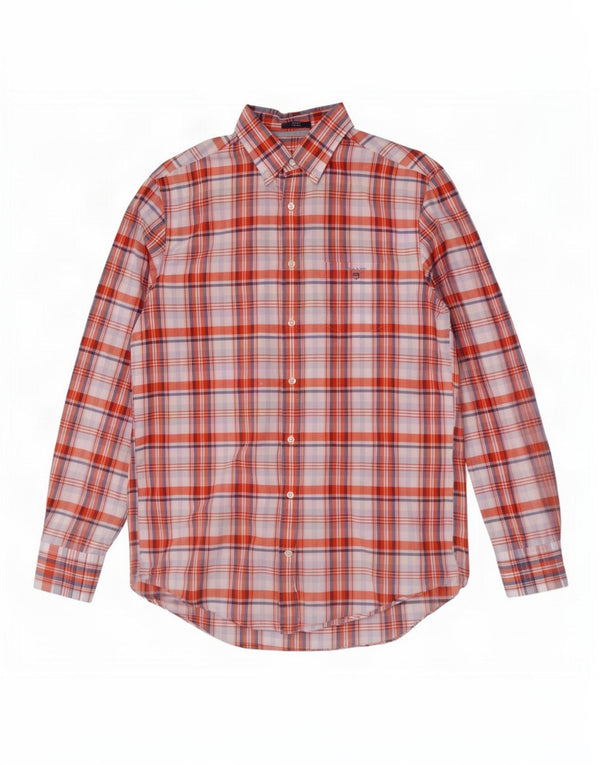 Ανδρικό πουκάμισο Gant Regular Fit Size 41/42 16 1/2 Large Red Check Cotton