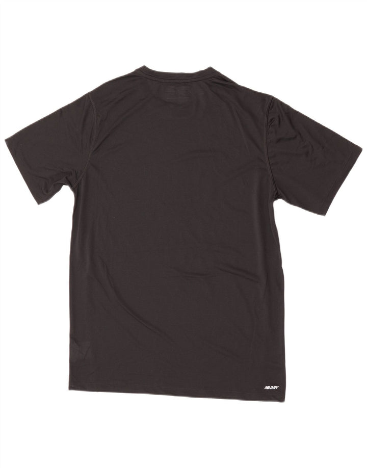 Ανδρικό γραφικό μπλουζάκι New Balance Top Medium Μαύρο Πολυεστέρας