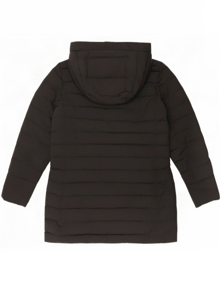 Woolrich Γυναικείο μπουφάν με κουκούλα UK 10 Small Black Polyester