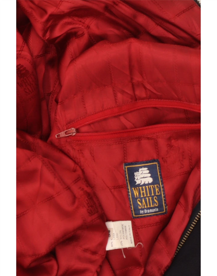 WHITE SAILS Ανδρικό μπουφάν Bomber IT 54 2XL Navy Blue Wool