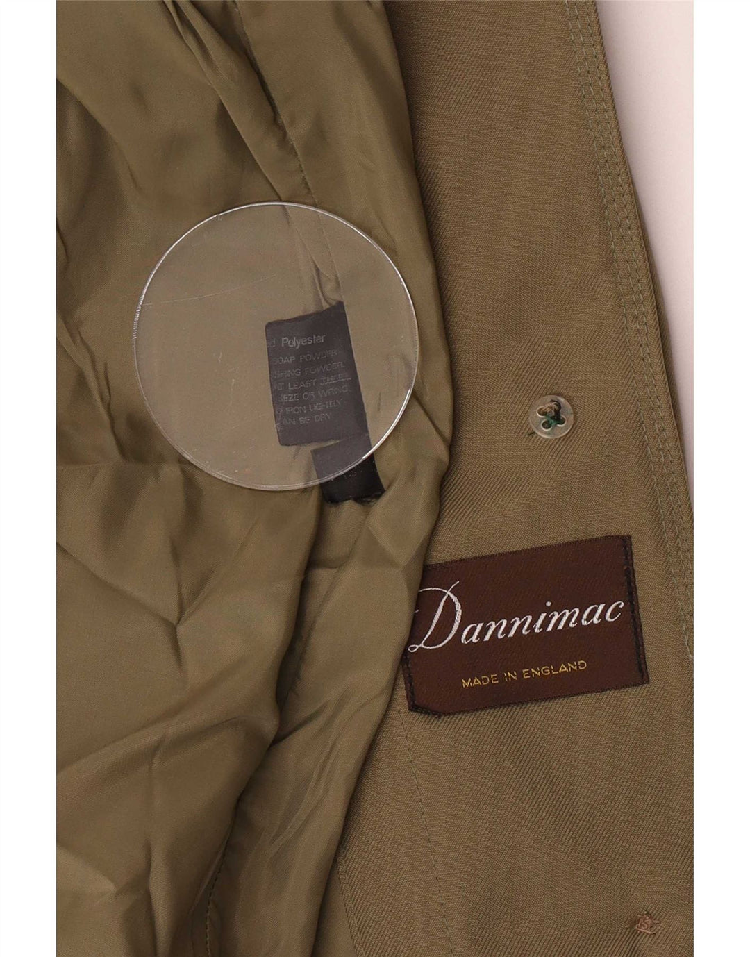 Dannimac Γυναικείο Πανωφόρι UK 14 Medium Khaki Polyester