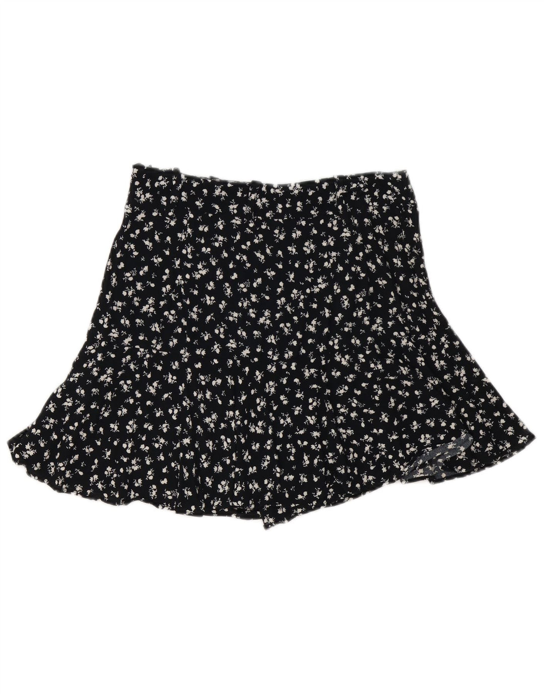 Zara Γυναικεία Μίνι Φούστα Μεσαία W28 Μαύρη φλοράλ βισκόζη