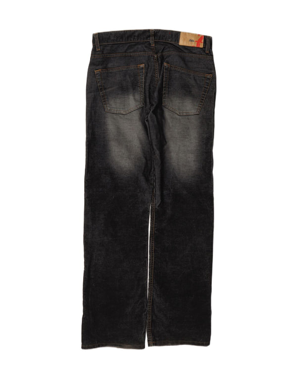 Zara Ανδρικό ανδρικό μποτάκι με μπότα casual παντελόνι EU 42 μεγάλο W32 L34 μαύρο
