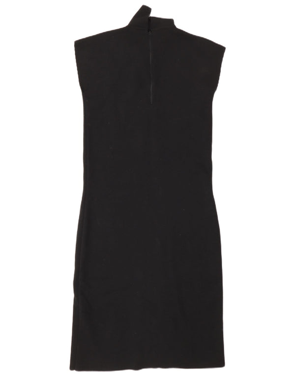 Intrend Γυναικείο αμάνικο φόρεμα UK 10 Small Black Wool