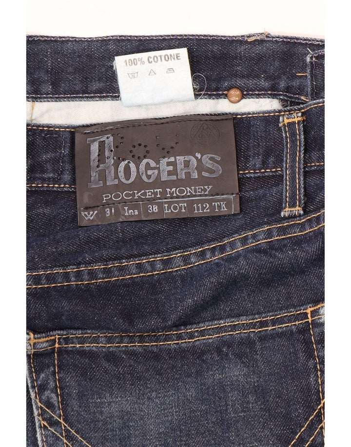 Ανδρικό τζιν ίσιο Roy Rogers W31 L29 Navy Blue Cotton