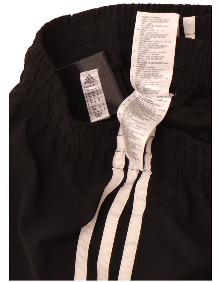 Ανδρικό αθλητικό σορτς ADIDAS από μεσαίο μαύρο πολυεστέρα