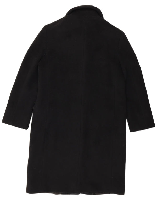 Γυναικείο παλτό Marella UK 12 Μέτριο Μαύρο Παρθένο Μαλλί