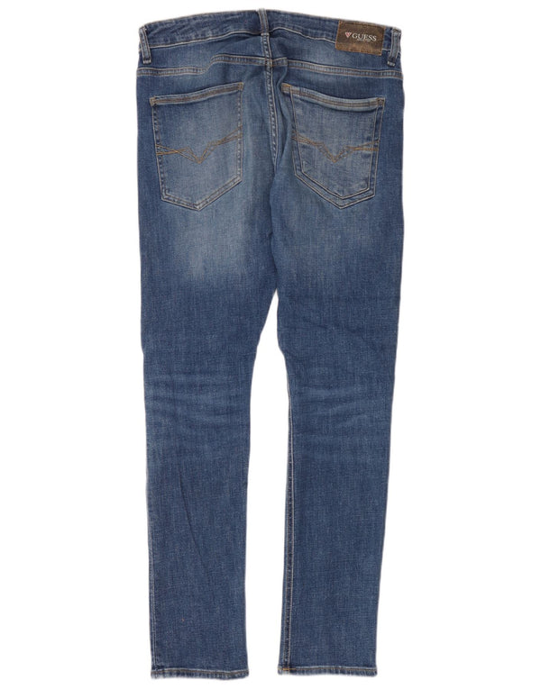 Ανδρικό τζιν Guess Super Skinny W32 L32 Μπλε βαμβακερό