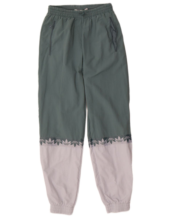 Ανδρική φόρμα γραφικής Adidas Παντελόνι Joggers Small Green Colourblock