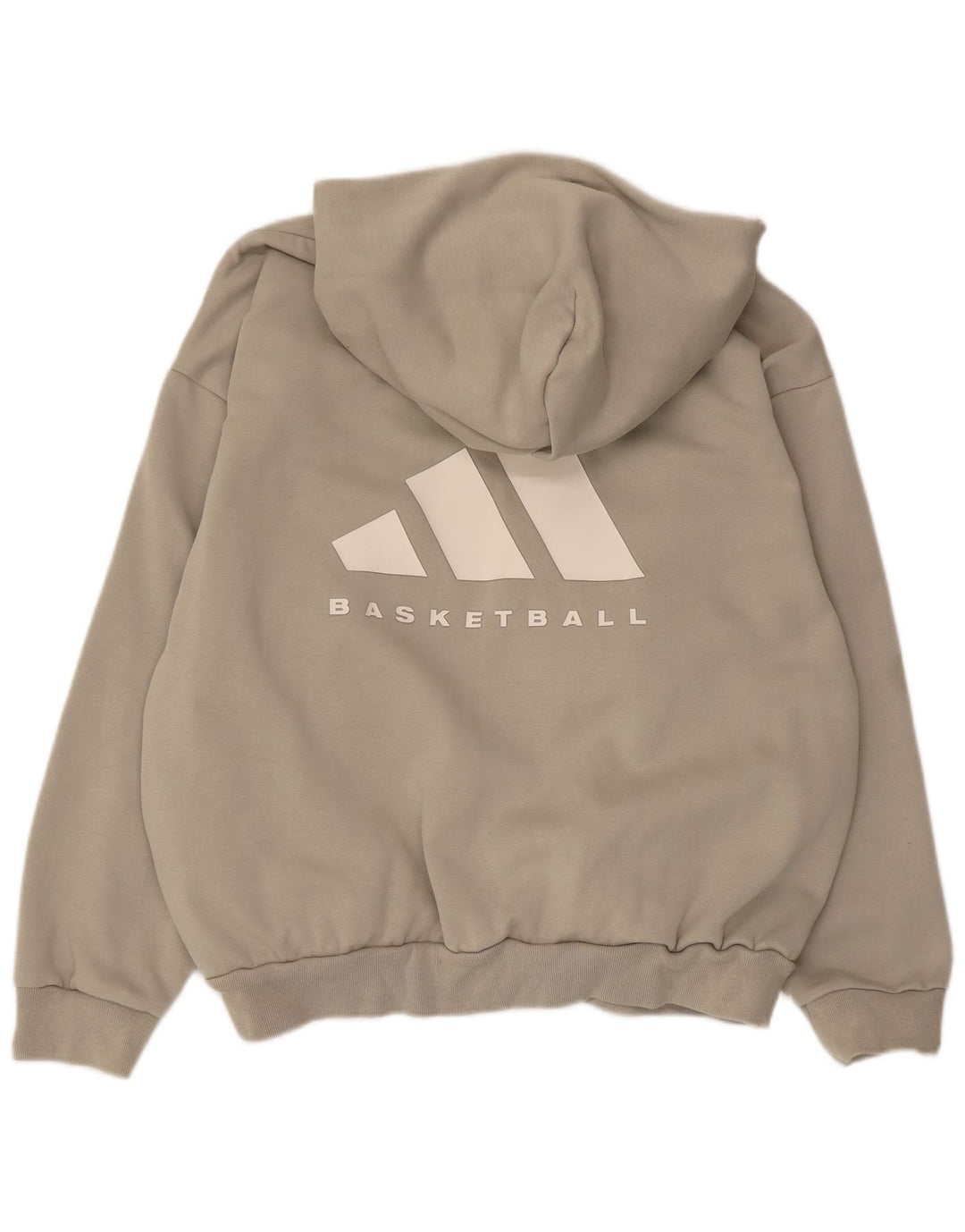 Ανδρικό γραφικό υπερμεγέθη κουκούλα Adidas Μικρό Μπεζ