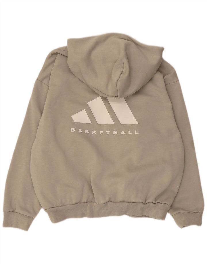 Ανδρικό γραφικό υπερμεγέθη κουκούλα Adidas Μικρό Μπεζ