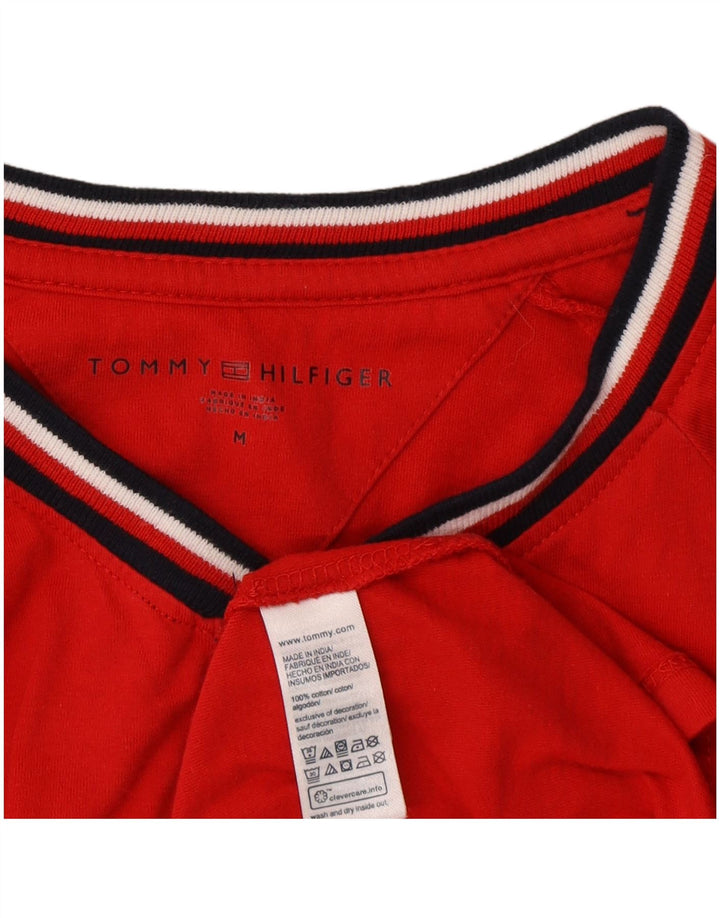 Ανδρικό T-Shirt Tommy Hilfiger Top Μεσαίο κόκκινο βαμβακερό