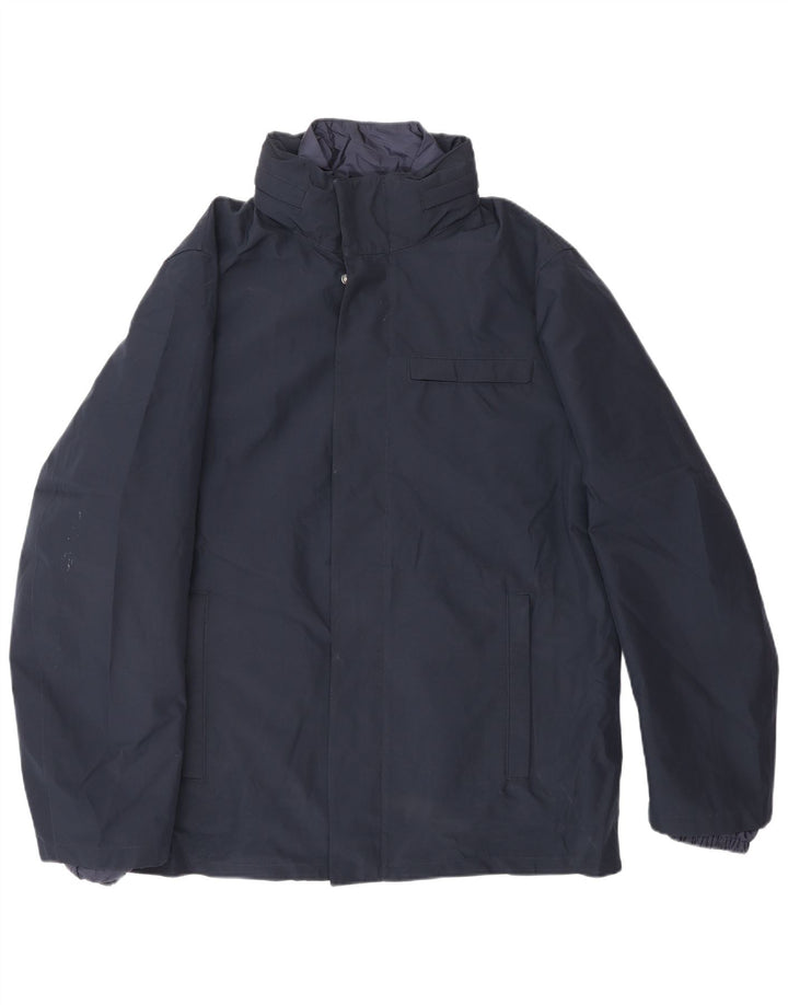 Ανδρικό μπουφάν PRADA Windbreaker IT 52 XL Navy Blue Polyester Classic
