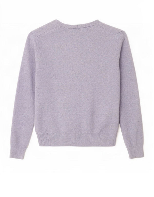 Πουλόβερ Benetton Girls Cardigan 7-8 ετών Μπλε Μαλλί Merino