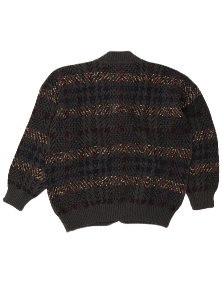 Ανδρική ζακέτα Vintage XL Grey Houndstooth