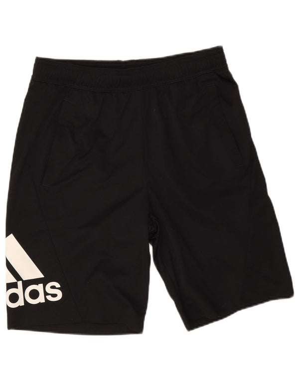 Adidas Boys Climacool Graphic Sport Shorts 13-14 Years Large Black