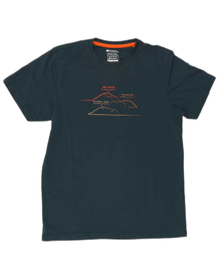 Ανδρικό μπλουζάκι Mountain Warehouse IsoCool γραφικό μπλουζάκι Μικρό πράσινο βαμβακερό