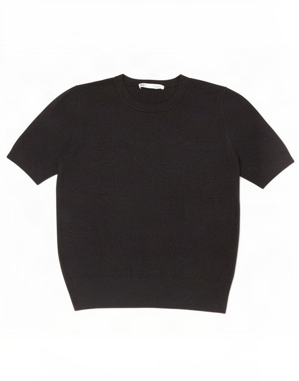 Zara Γυναικεία κοντομάνικη μπλούζα τοπ UK 12 Medium Grey