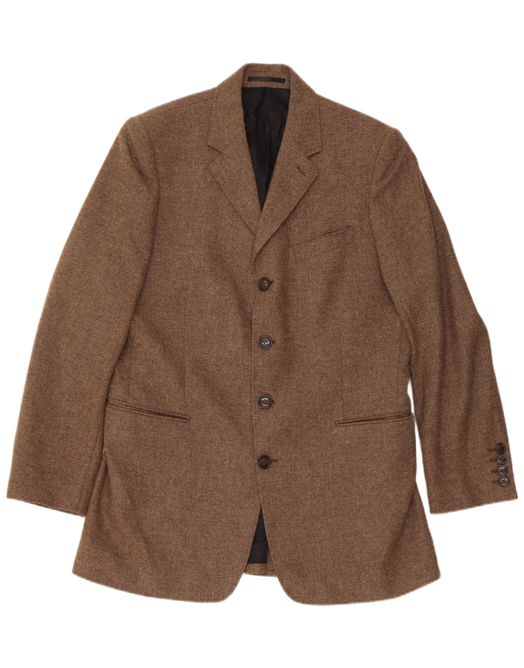 Reiss Ανδρικό σακάκι blazer 40 κουμπιών UK 40 μεγάλο καφέ μαλλί