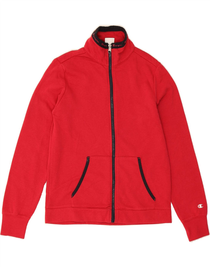 CHAMPION Womens Tracksuit Top Jacket UK 12 Medium Pink Cotton Vintage Champion and Second-Hand Champion from Messina Hembry 