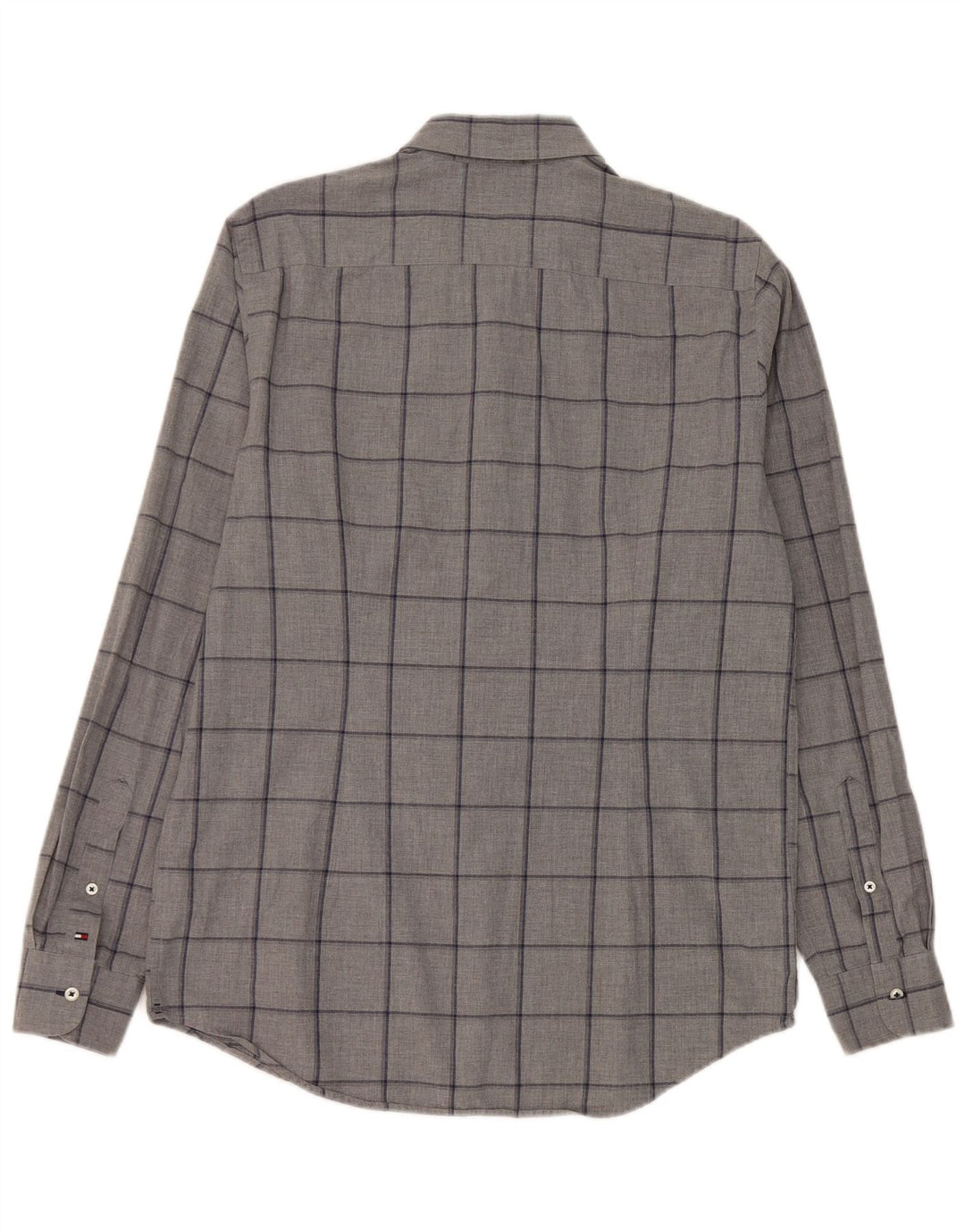 Ανδρικό πουκάμισο Tommy Hilfiger Slim Fit Large Grey Check Cotton