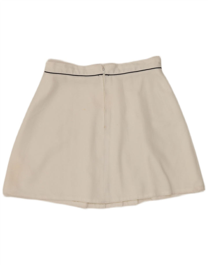 Golden Team γυναικεία φούστα τένις UK 12 μεσαίου λευκού πολυεστέρα