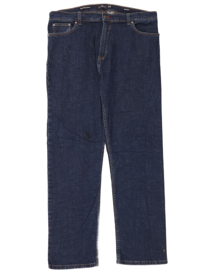 Ανδρικό τζιν ίσιο Marks & Spencer Regular Fit W38 L33 Μπλε βαμβακερό