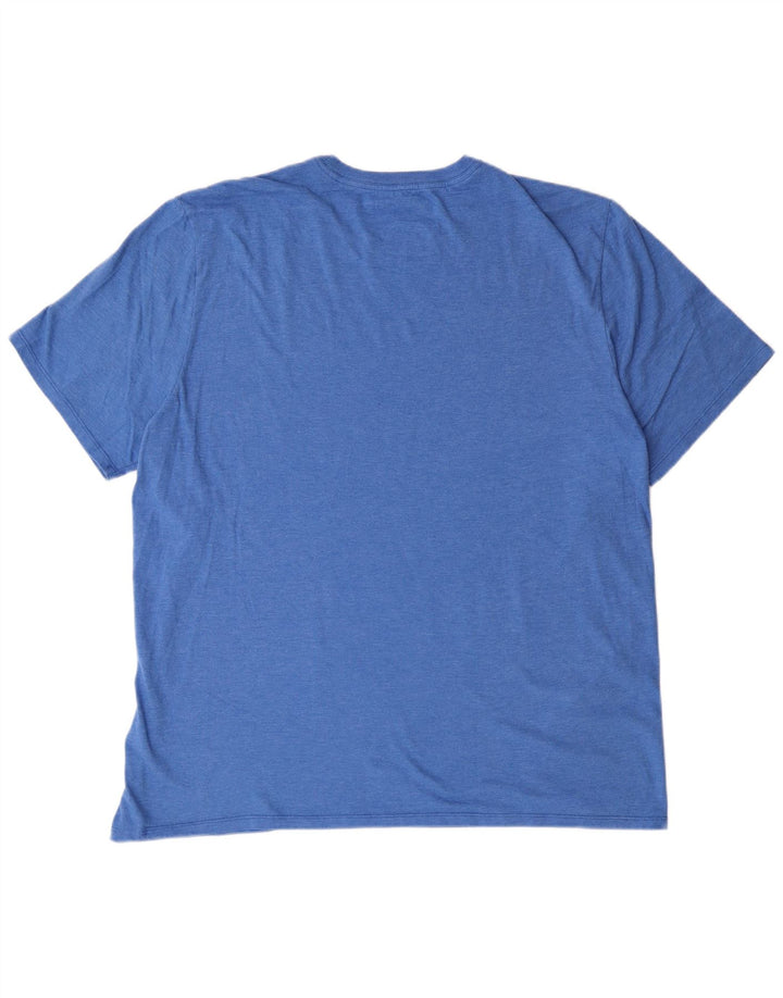 Ανδρικό γραφικό T-Shirt Hurley Top XL Blue Polyester