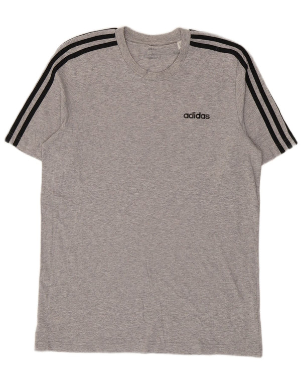 Ανδρικό T-Shirt Adidas Top Μεγάλο γκρι βαμβακερό