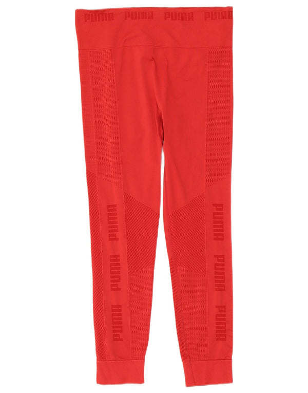 Puma Γυναικείο Γραφικό Κάπρι Κολάν UK 14 Medium Red Nylon