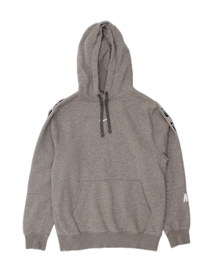 NIKE Mens Graphic Hoodie Jumper Small Grey Cotton Vintage Nike and Second-Hand Nike from Messina Hembry 