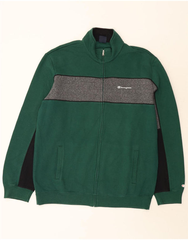 Ανδρική φόρμα Champion Top Jacket 3XL Green Colourblock