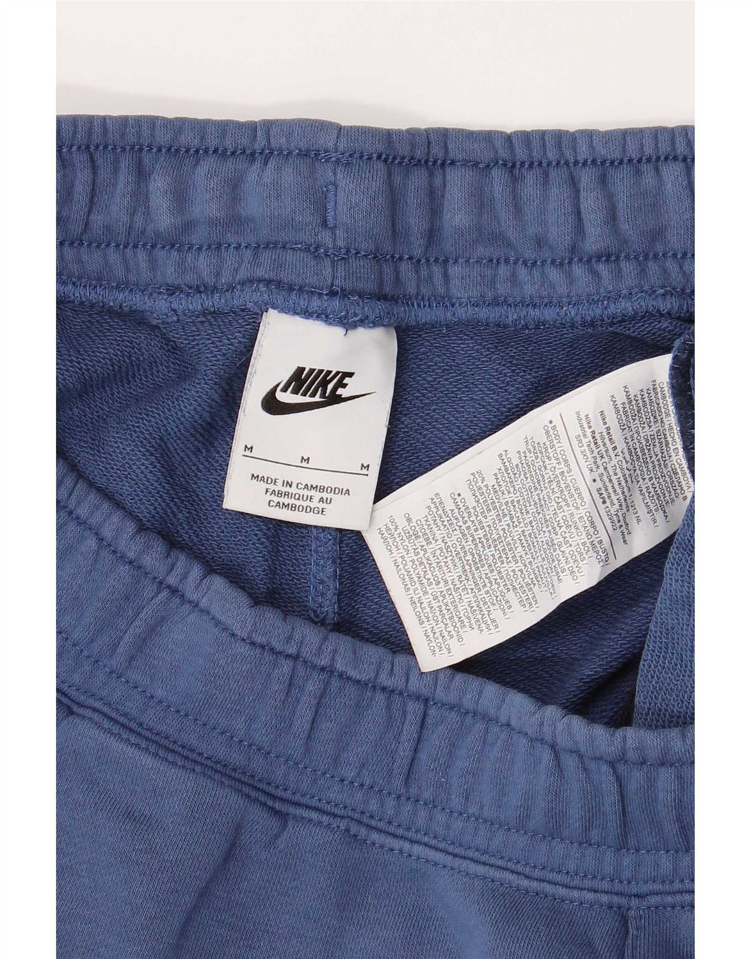 Ανδρικό αθλητικό σορτς Nike σε μεσαίο μπλε χρώμα, βαμβακερό