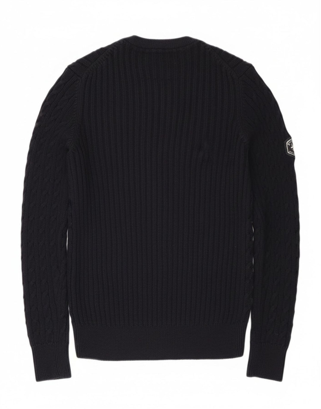 Superdry Γυναικείο πουλόβερ με γραφικά ζακέτα Ηνωμένου Βασιλείου 8 Small Navy Blue Cotton