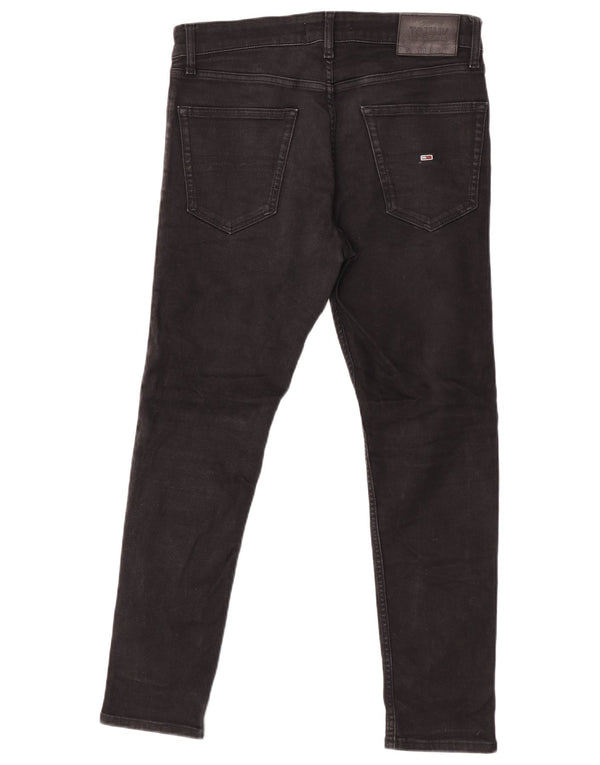 Tommy Hilfiger Ανδρικό Austin Tapered Slim Jeans W30 L30 Μαύρο βαμβακερό
